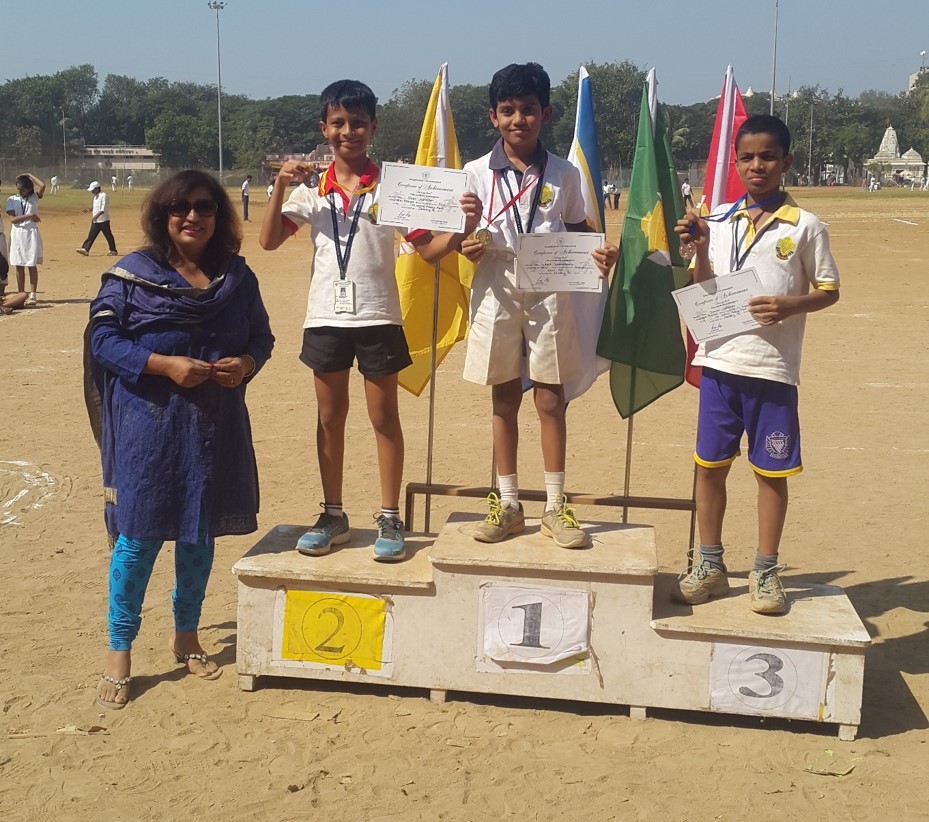 Balmohan Vidyamandir: 100 Mts Std VI Boys Winners