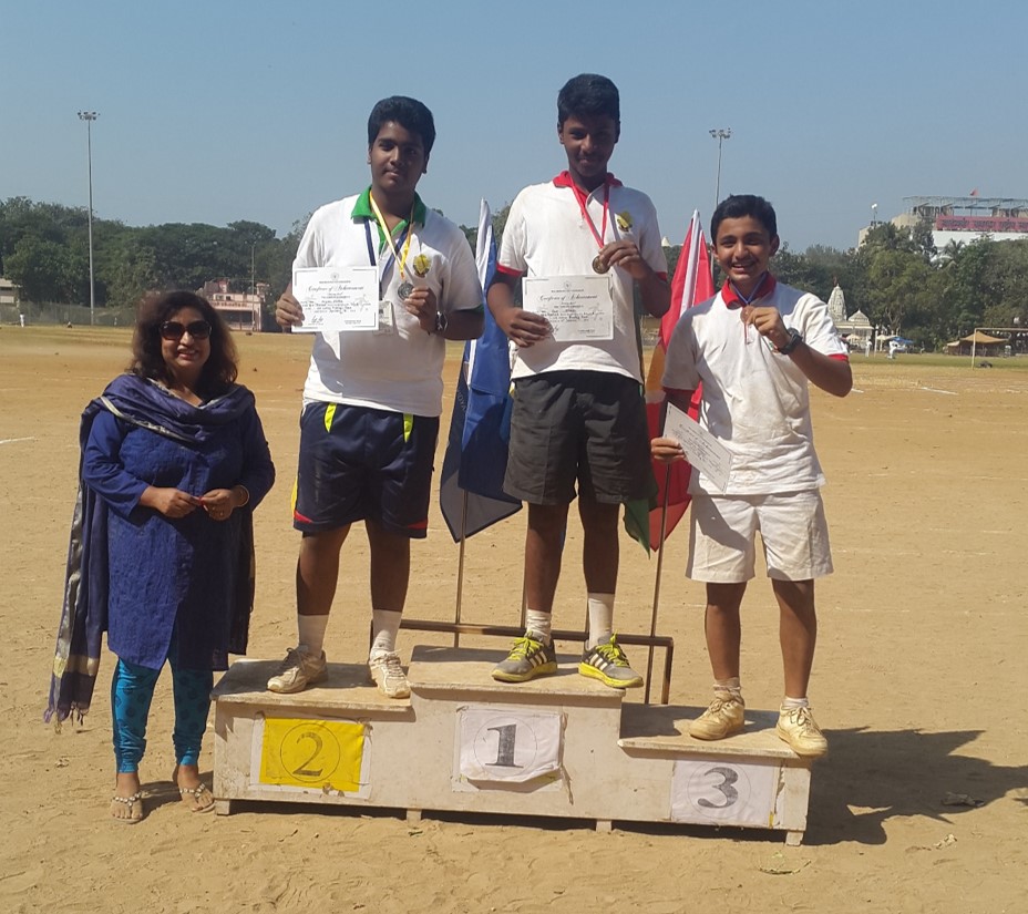 Balmohan Vidyamandir: Shot Put Std IX Boys Winners