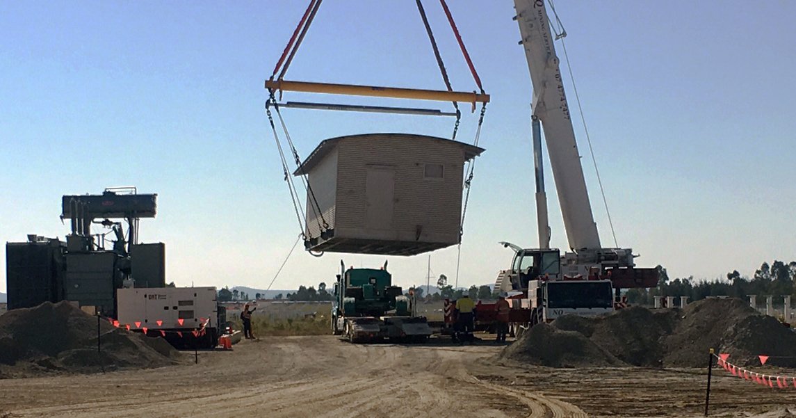 Ergon Energy delivered this enormous switchroom.
