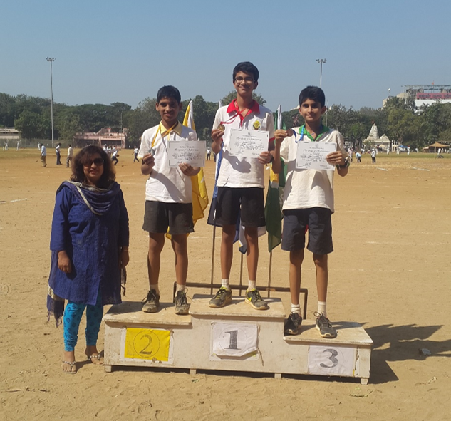 Balmohan Vidyamandir: 100 Mts Std VIII Boys Winners
