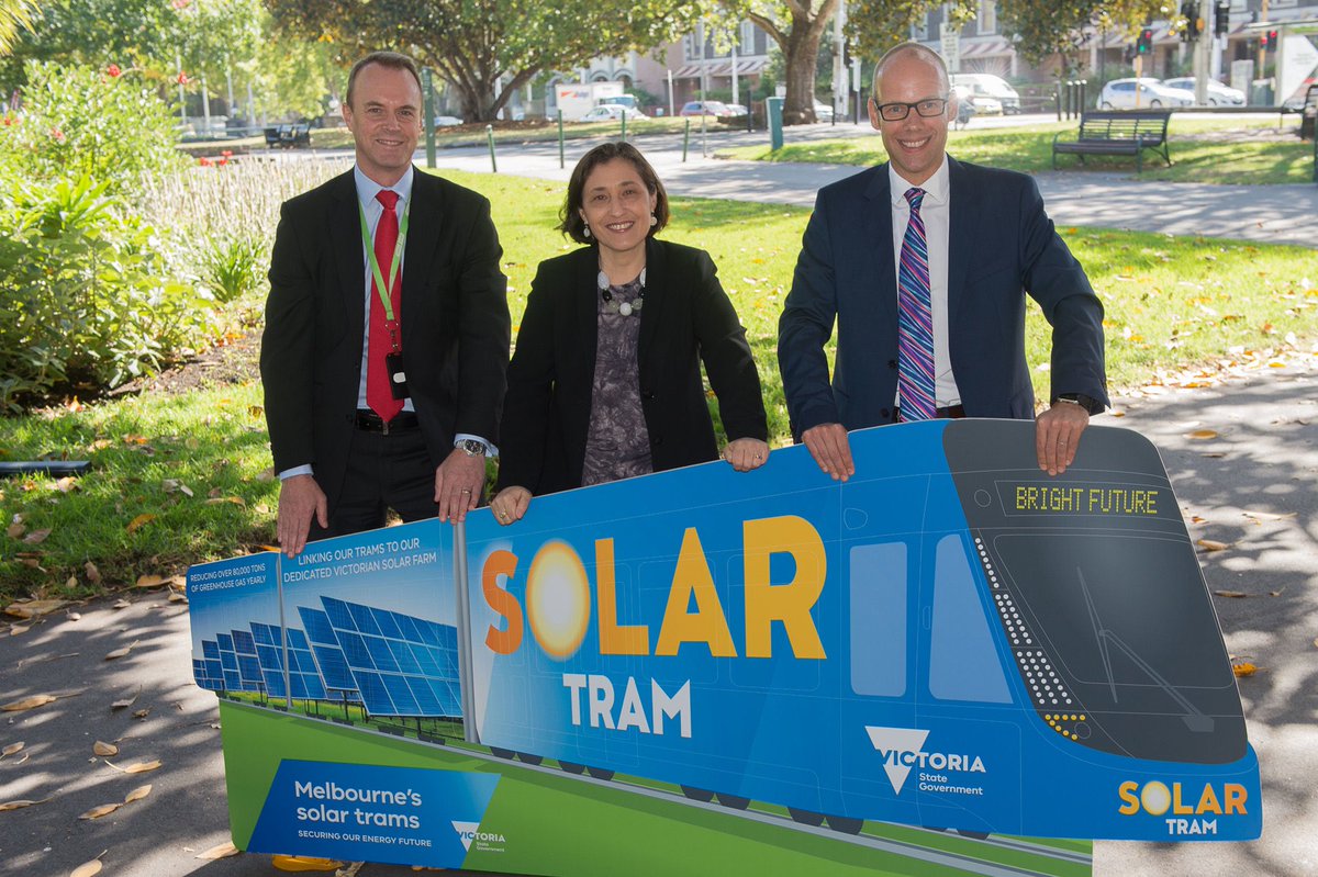 Melbourne’s tram network to run on solar power by 2018