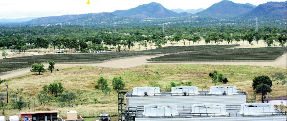 hectares of land will be used for the solar farm.