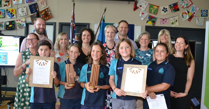 Winters Flat Primary School's sustainability initiatives wins award