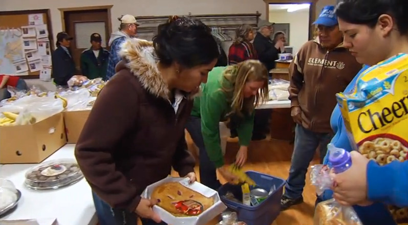 Students received a free school lunch in 2013