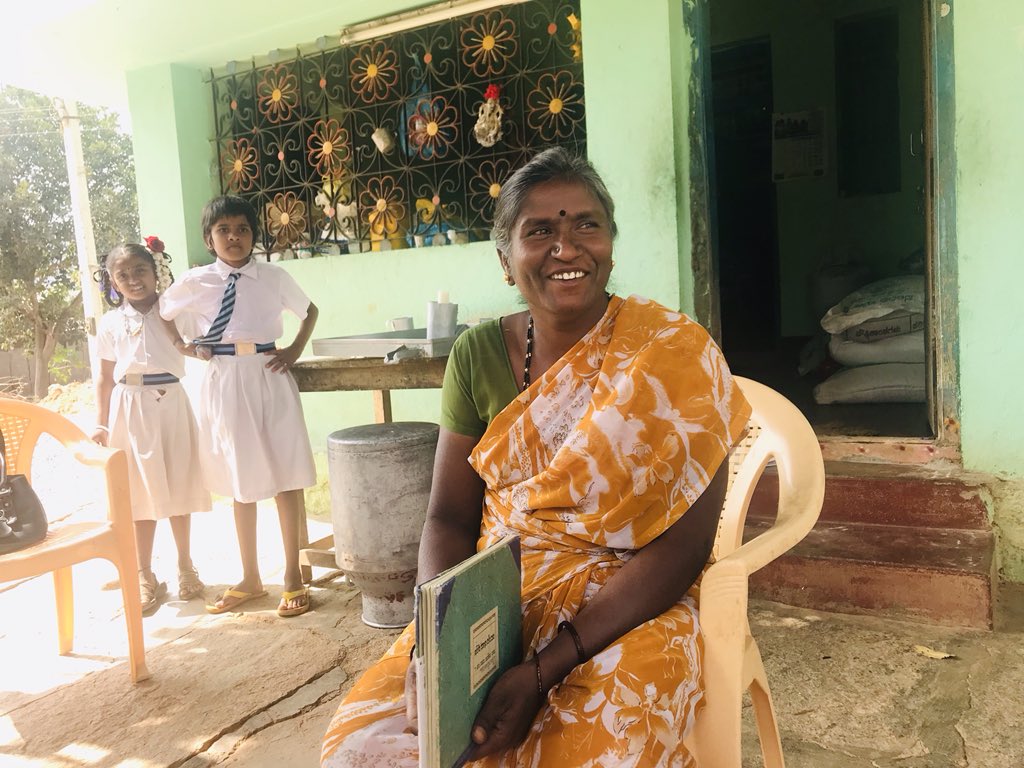 Women dairy farmers in Tumkur, Karnataka