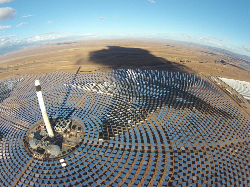 area on which the Noor III complex is built.