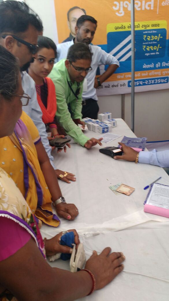 Date of launch of the scheme by Vijay Rupani, Chief Minister of the state during Republic Day celebrations. Under this scheme, efficient LED tube lights and fans will be distributed in the state by EESL. The planned numbers are: