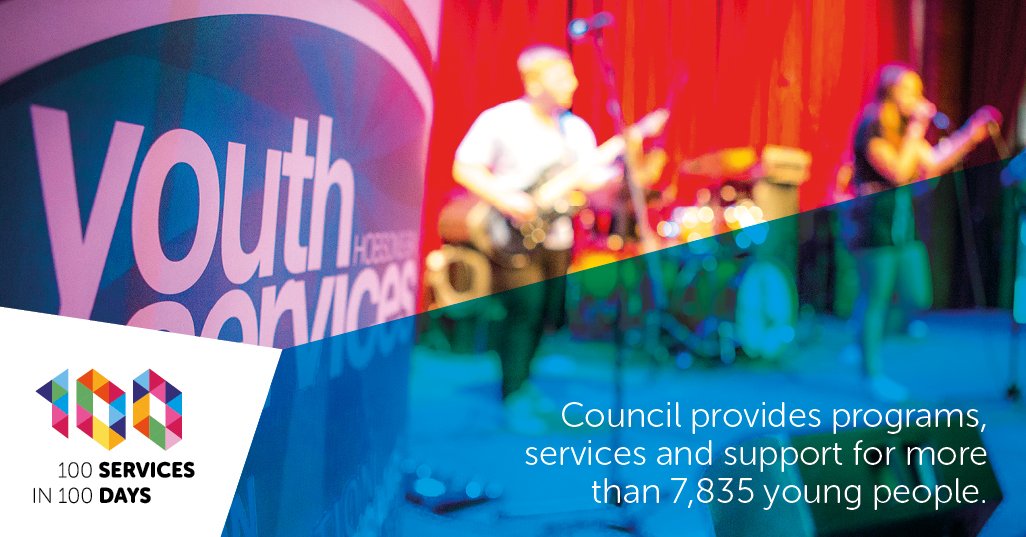 young people that receive support through services and programs arranged by the council's energetic youth services team.