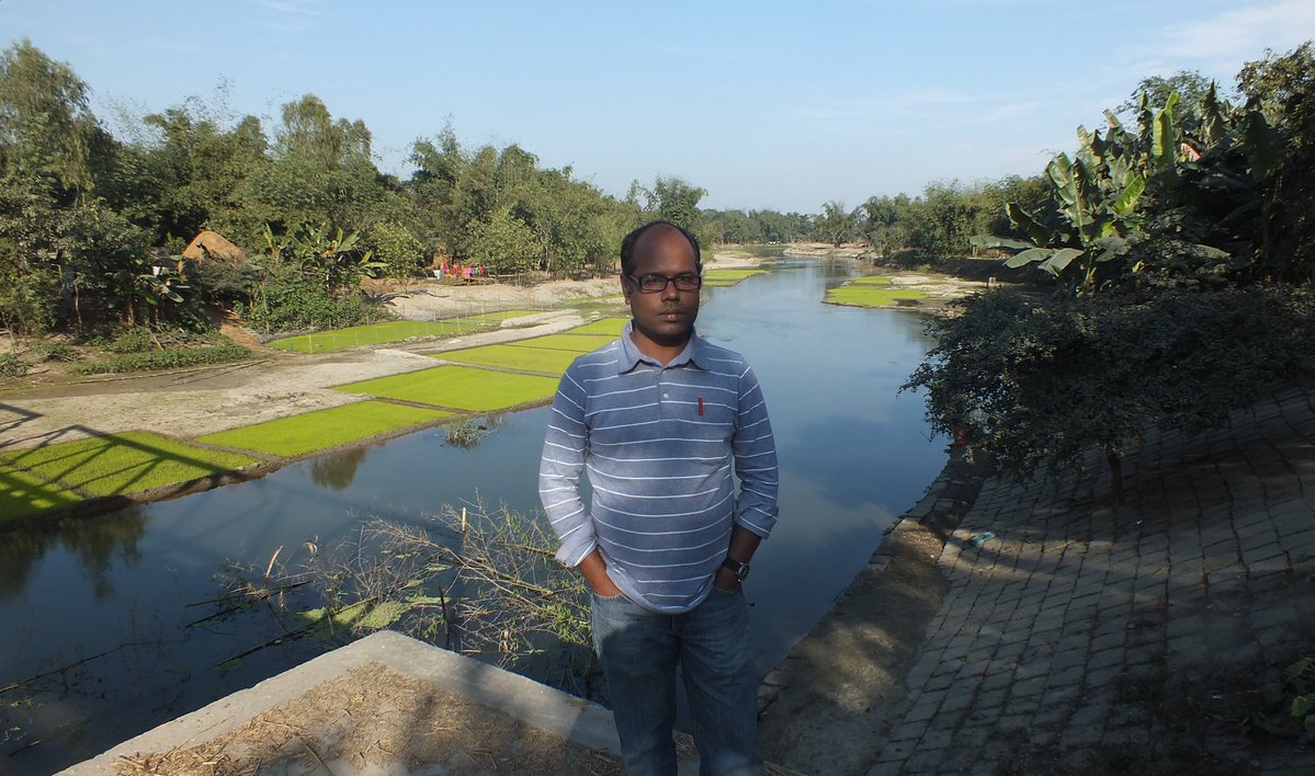 Saniajan, Lalmonirhat, Bangladesh. India and Bangladesh share 54 'enlisted' transboundary rivers officially. To our count, there are around 100 more unlisted transboundary rivers. Saniajan is one of them.