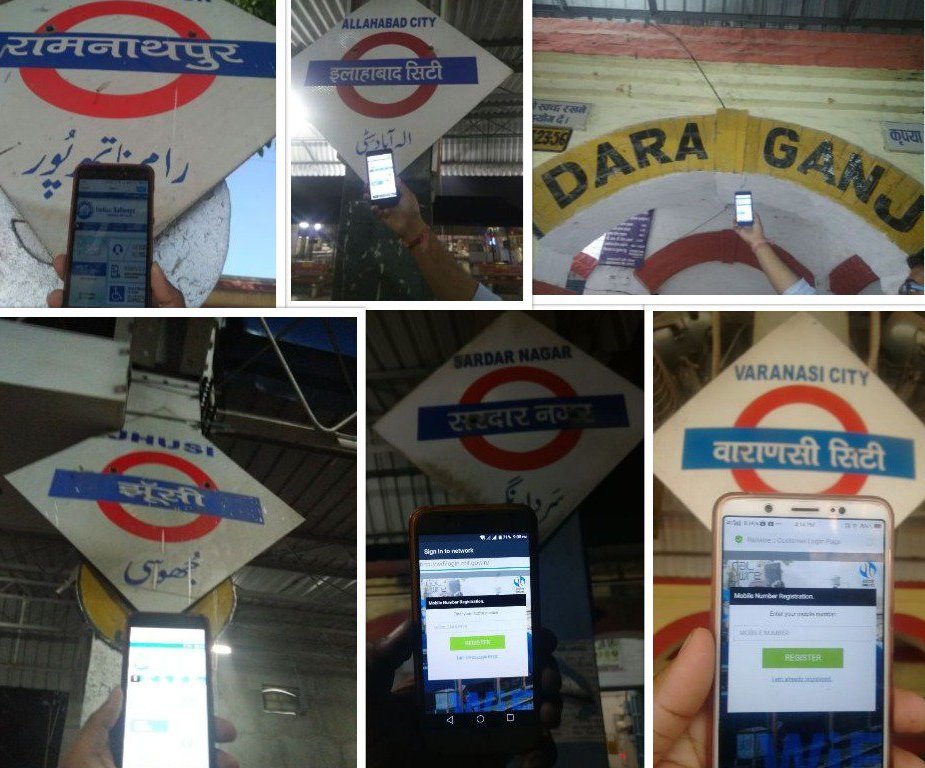 Progress of RailWire WiFi implementation across stations in India