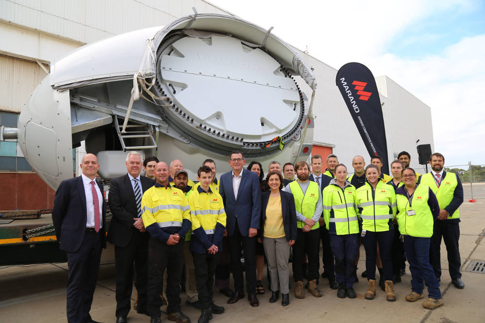 Vestas has entered into two important partnerships in relation with a Local Investment Plan: 1) With Marand Precision Engineering for the assembly of the wind turbines hubs and drive trains of the project in Vestas´ new wind turbine manufacturing facility in Geelong and 2) With Deakin University to develop a research project that will seek carbon fibre composites to improve efficiency and drive down the cost of wind turbines.