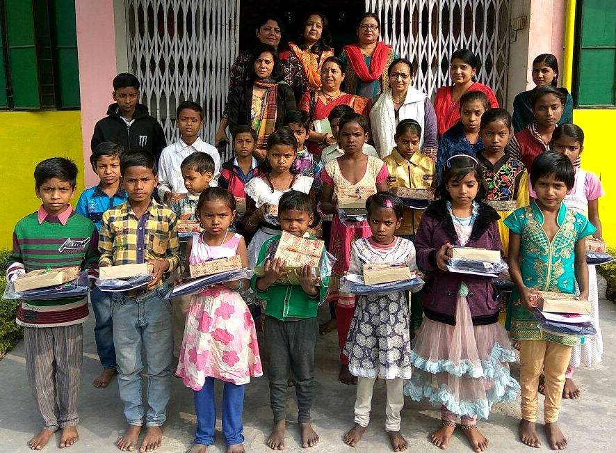 Number of needy children living near the Khadia Project of Northern Coalfields Limited, that were provided with sweaters and books by the Sanjivani Mahila Samity.