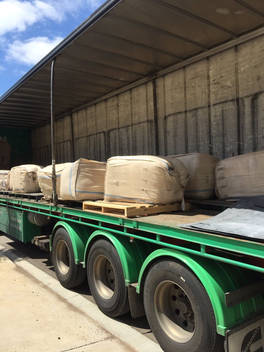 of cotton scraps that Textile Recyclers Australia saved from landfill today!