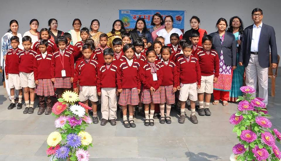 needy children of Mahanadi Coalfields Limited (MCL)’s DAV School were provided sweaters by its Jagruti Mahila Mandal.