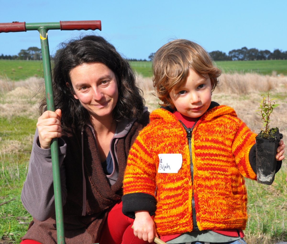 seedlings planted by 25 volunteers from Bellarine Lifecare Group on Yarram Creek as part of #NationalTreeDay.