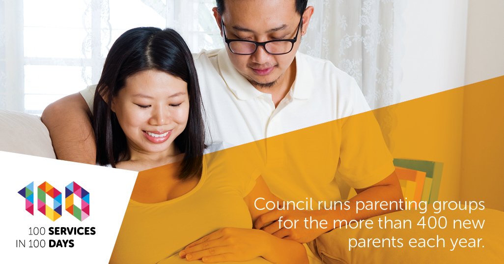 new parents every year participate in parenting groups run by the council.