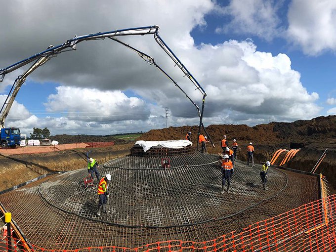 4th foundation pour completed by JBA.