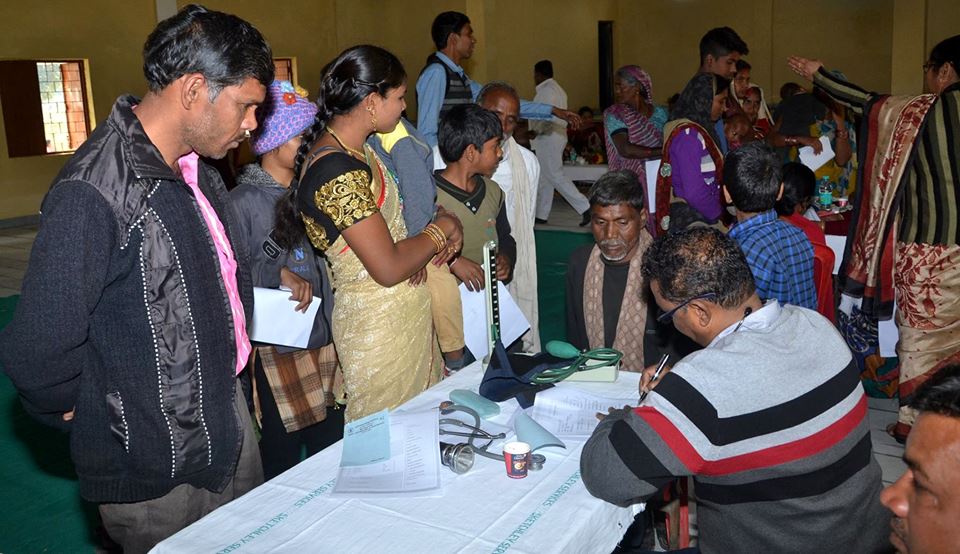 men, women and children availed of free checkup at a medical camp organised by Northern Coalfields Limited (NCL) at Dasauti village in its Amlori Project. Free medicines were distributed at the camp as well.