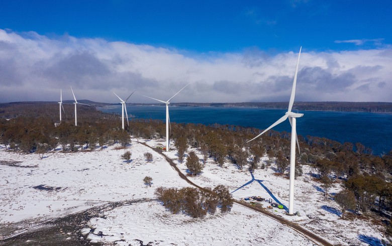 Cattle Hill Wind Farm, Tasmania, Australia