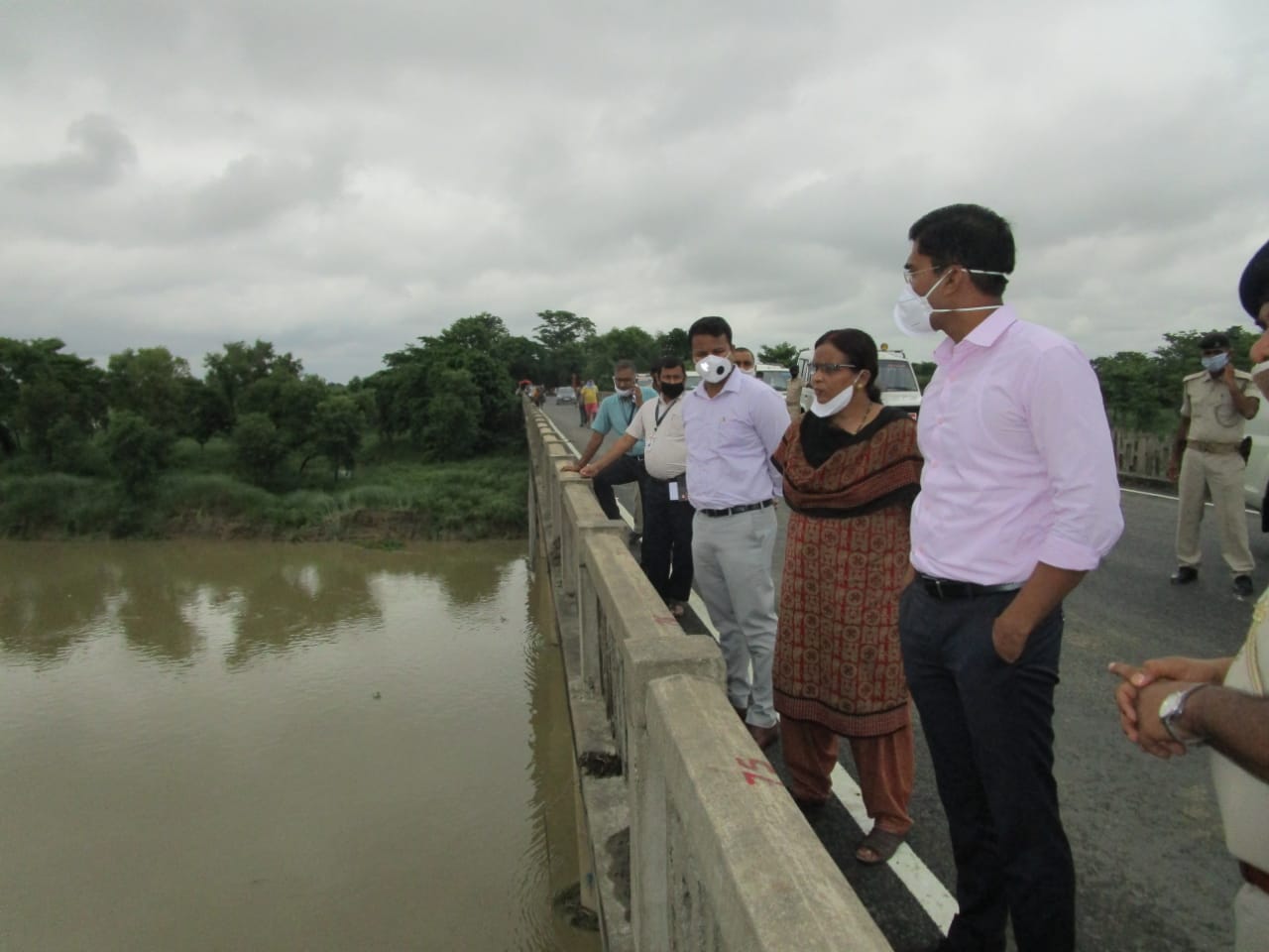 Water level of important rivers in Bihar (levels in metres)