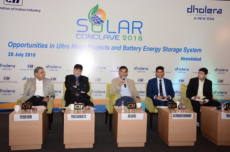 Dholera Mega Solar Park ialong the Gulf of Khambhat in the Dholera Special Investment Region of Gujarat, India.. Implementing Agency: Gujarat Power Corporation Limited.