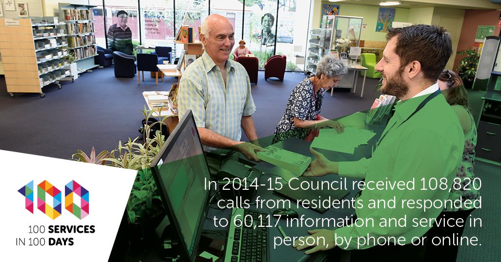 calls received by the council in 2014-15 from residents and responded to 60,117 requests in person and online.