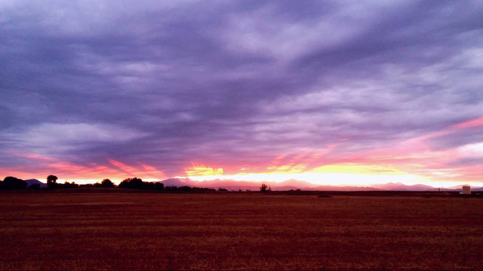 my beautiful Colorado! Evening at Erie, Colorado