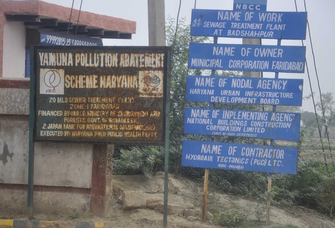 Generation and treatment of sewage in Faridabad